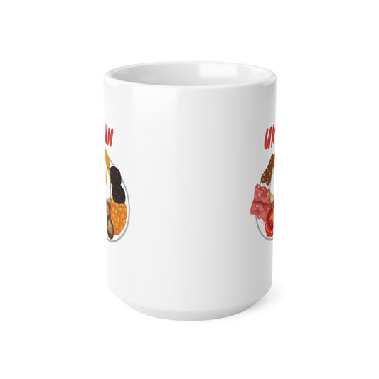 UK Hun Ceramic Coffee Cup, 15oz