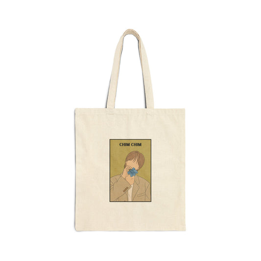 Chim Chim (Jimin) Cotton Canvas Tote Bag