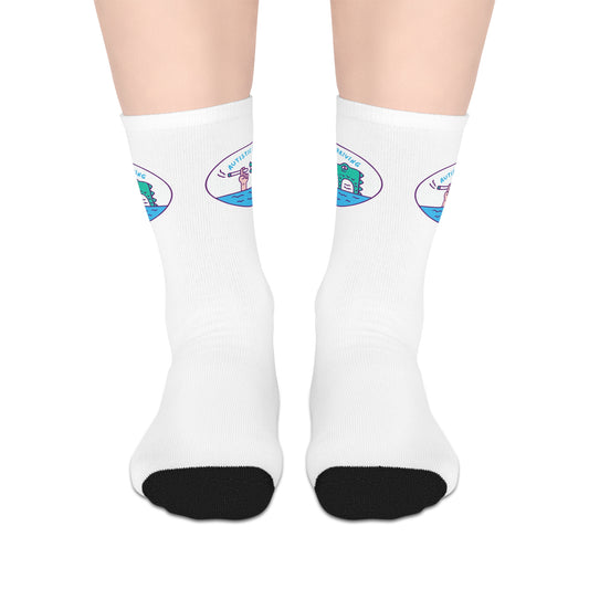 Autistic & Thriving Mid-length Socks