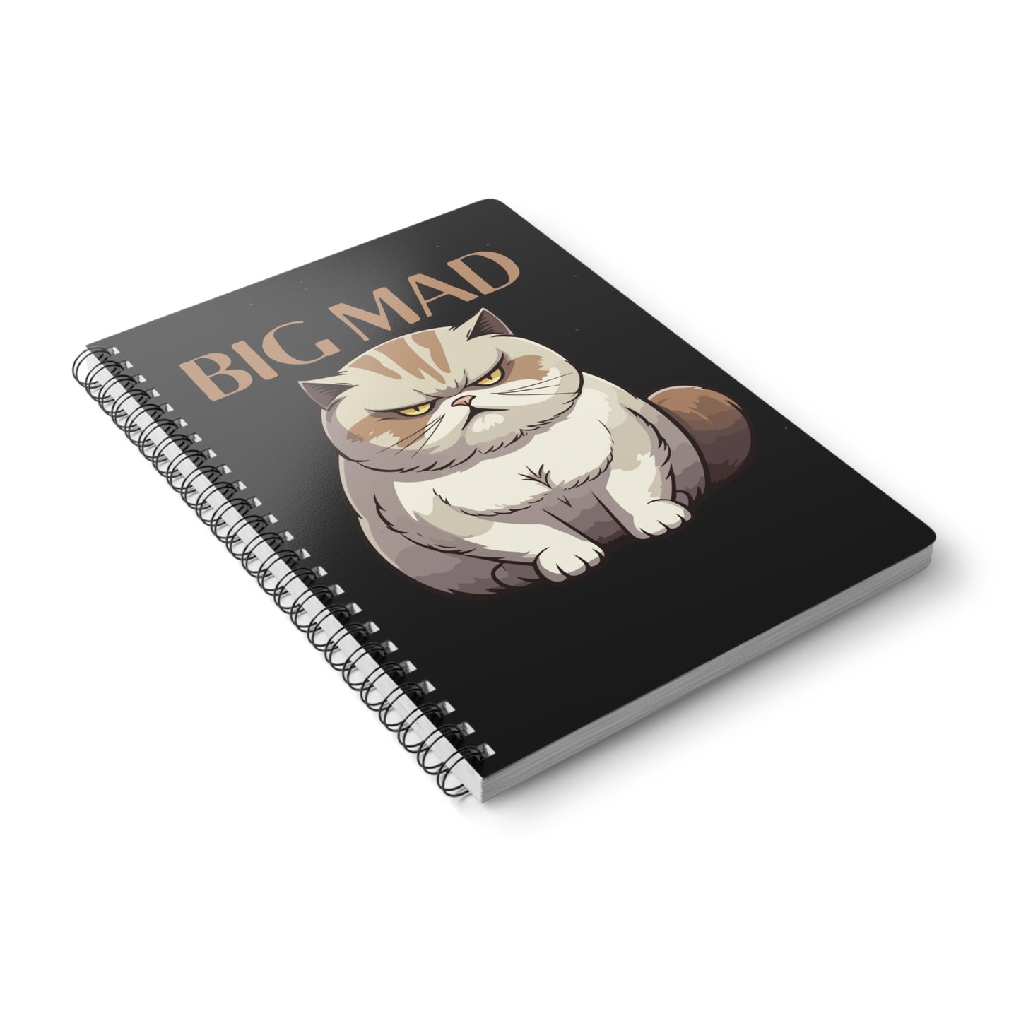 Big Mad Wirobound Softcover Notebook, A5