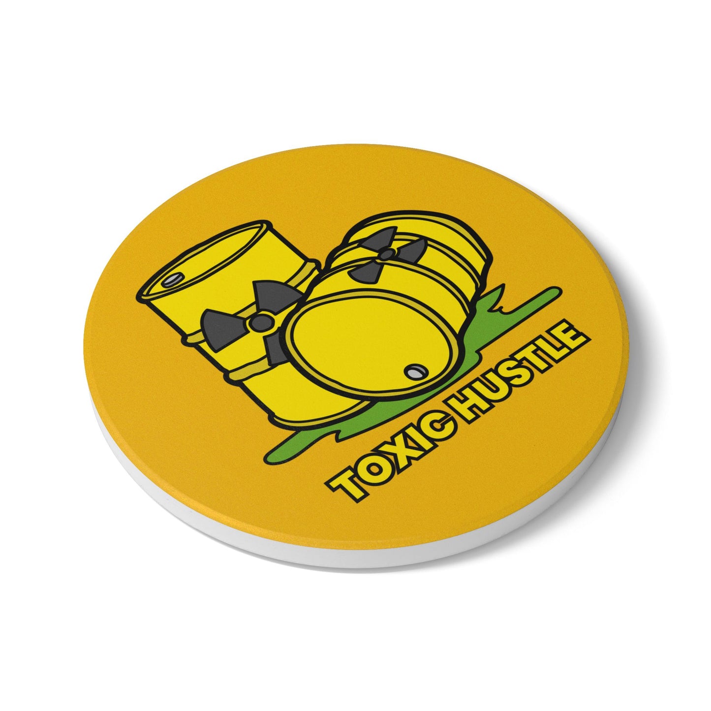 Toxic Hustle (1) Ceramic Coaster