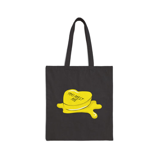 You Melt Me (Butter) Cotton Canvas Tote Bag
