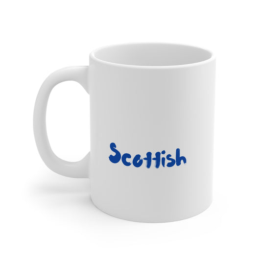 Scottish 11oz White Mug