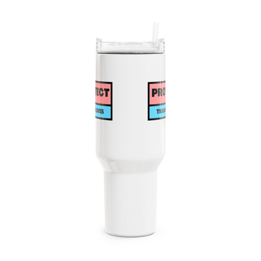 Protect Trans Lives Tumbler, 40oz