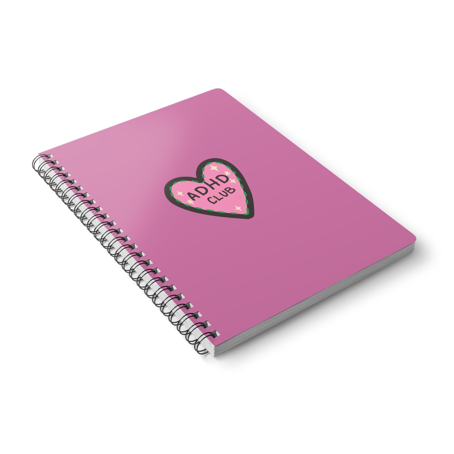 ADHD Club (2) Wirobound Softcover Notebook, A5