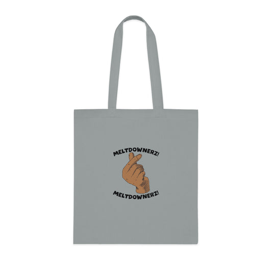 Meltdownerz Heart Curve Cotton Tote