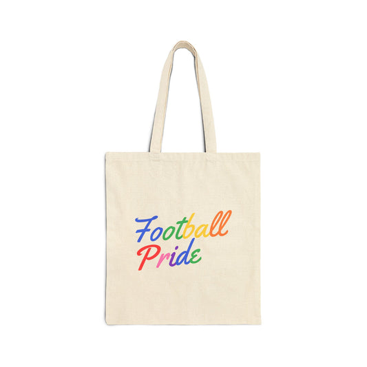 Football Pride Cotton Canvas Tote Bag