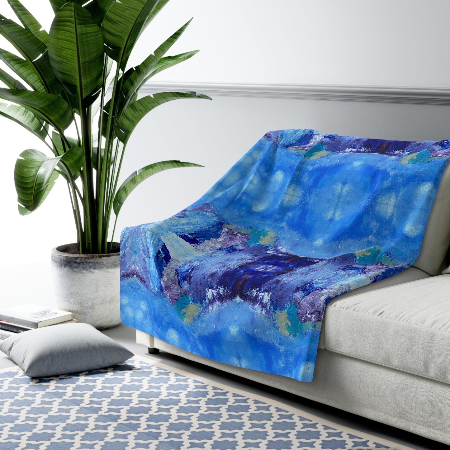 Jus Peak Sherpa Fleece Blanket