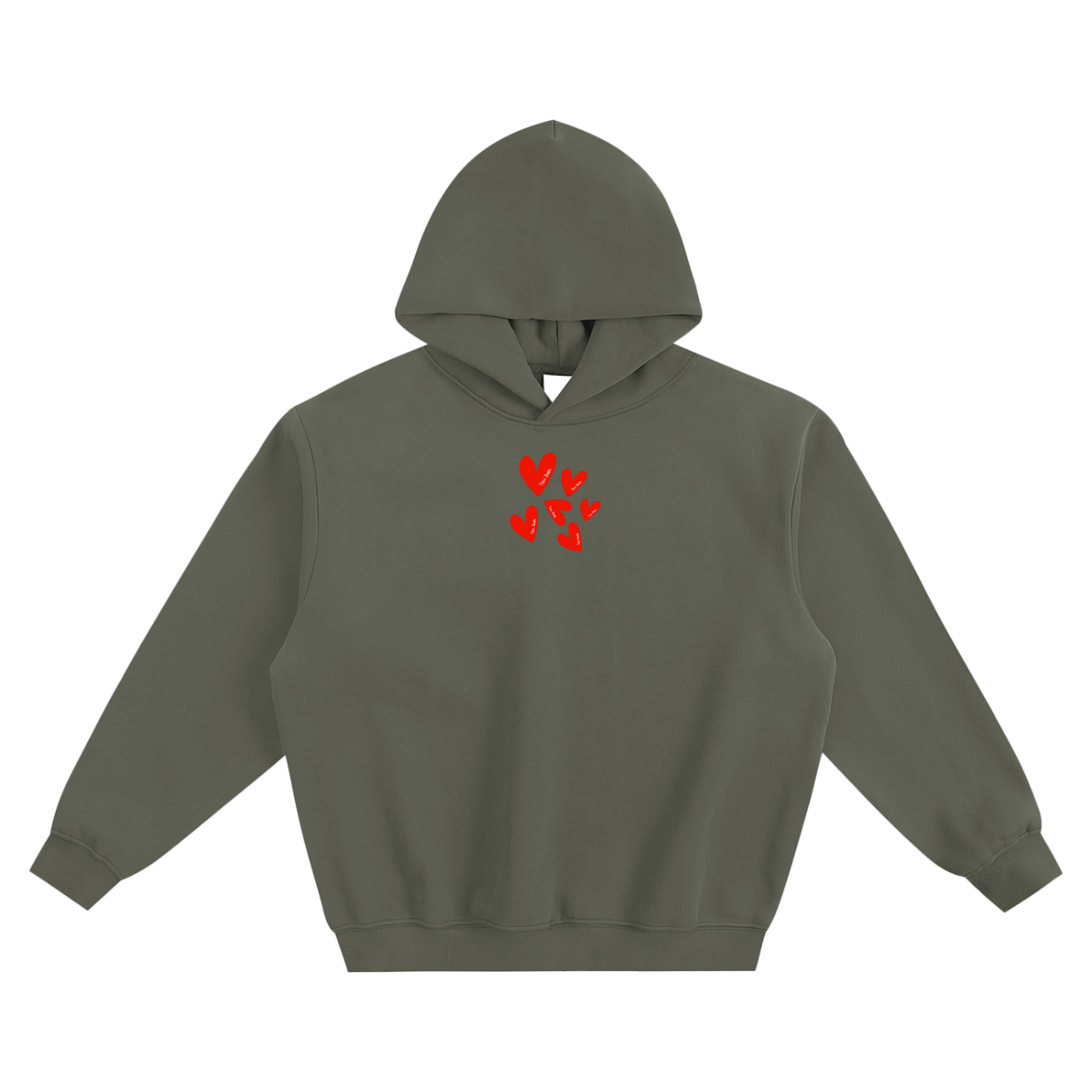 Thicc Books (Heart) Fleeced Boxy Hoodie