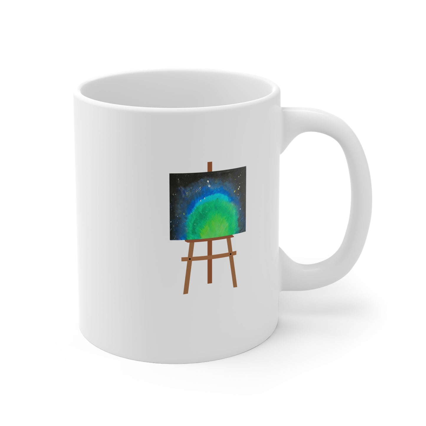 Still Big But Green (Easel) 11oz White Mug