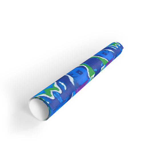 Microscope Invasion Gift Wrapping Paper Rolls, 1pc