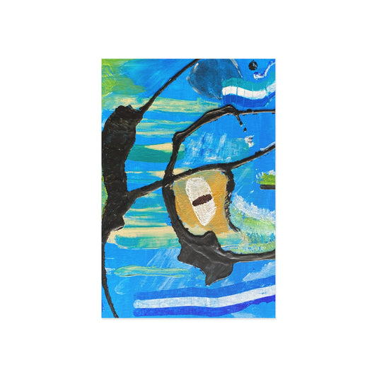 Ink Demo Dome Fine Art Postcards