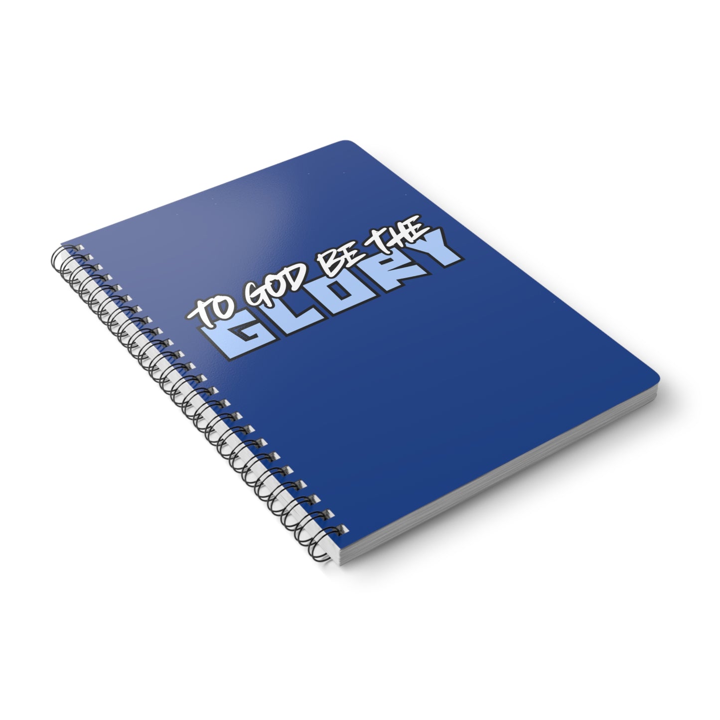 To God Be The Glory (2) Wirobound Softcover Notebook, A5