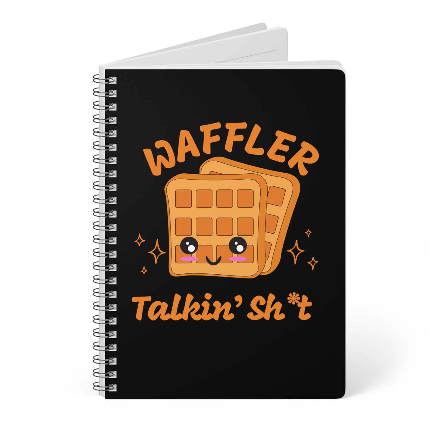 Waffler Wirobound Softcover Notebook, A5