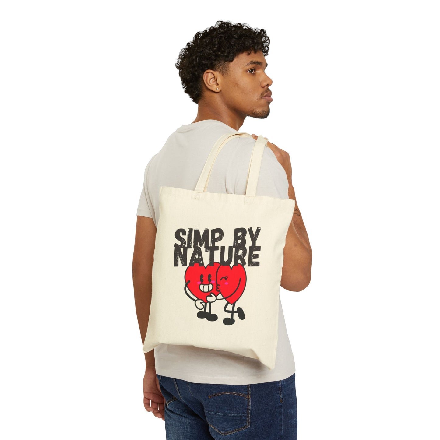 Simp By Nature Cotton Canvas Tote Bag