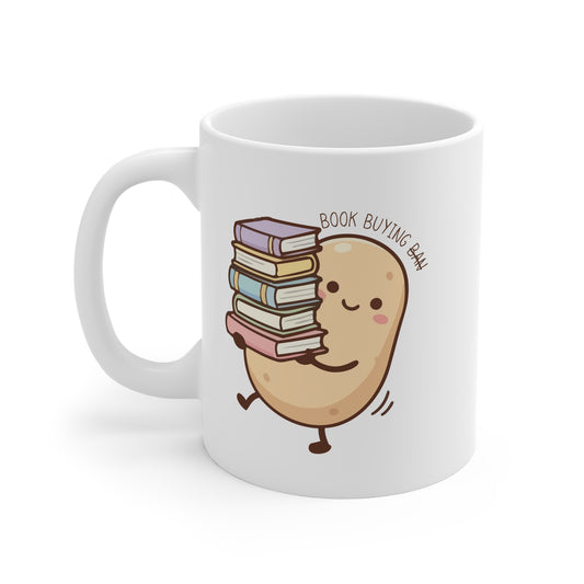 Book Buying Ban (Potato) 11oz White Mug