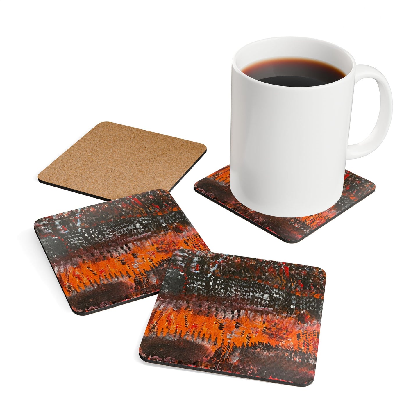 BOC Corkwood Coaster Set