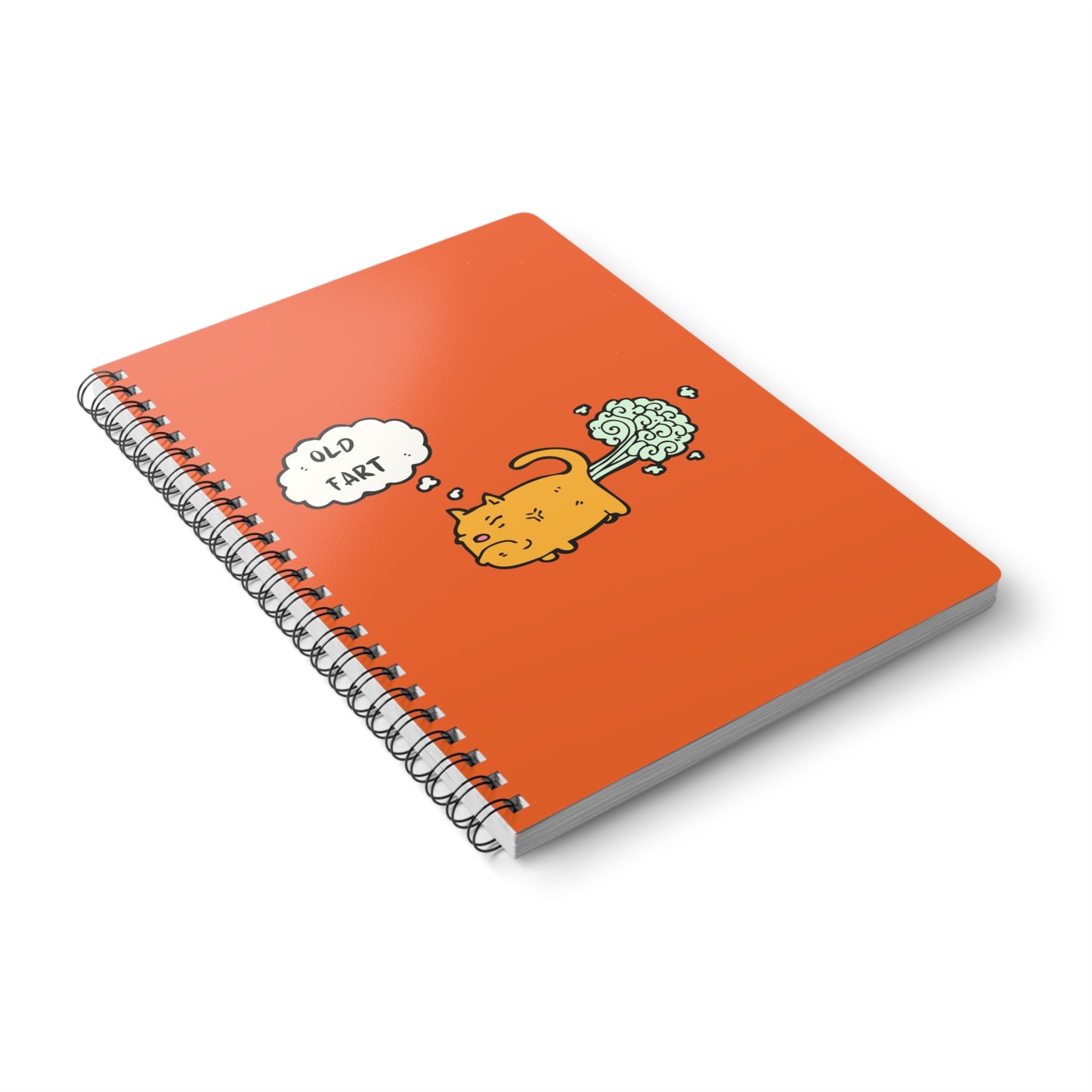 Old Fart (3) Wirobound Softcover Notebook, A5