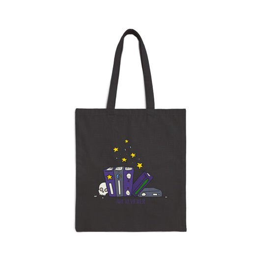 Arc Reviewer (Skull) Cotton Canvas Tote Bag