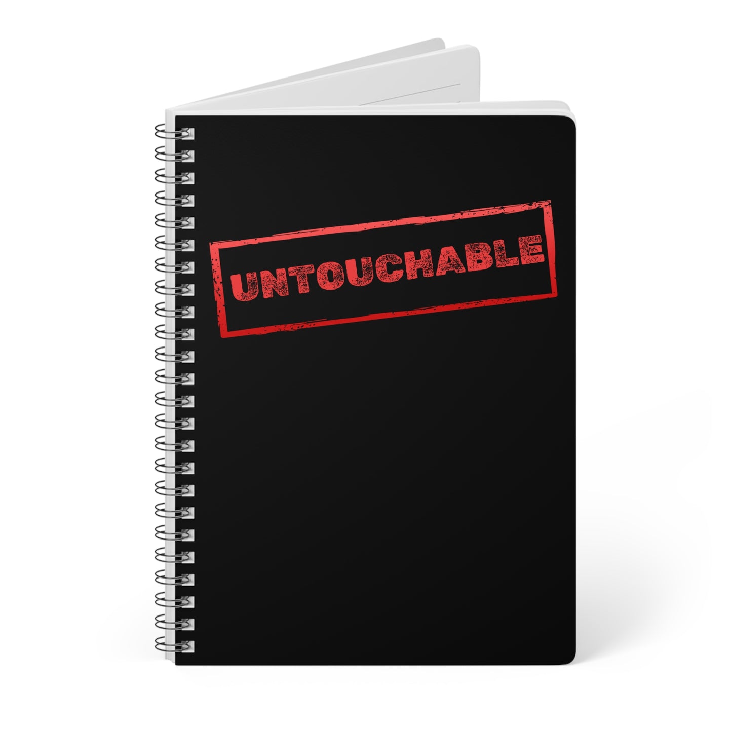 Untouchable Wirobound Softcover Notebook, A5