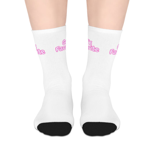 God's Favourite (Pink) Mid-length Socks