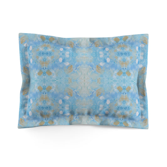 Earing On The Side Of Wispy Microfiber Pillow Case