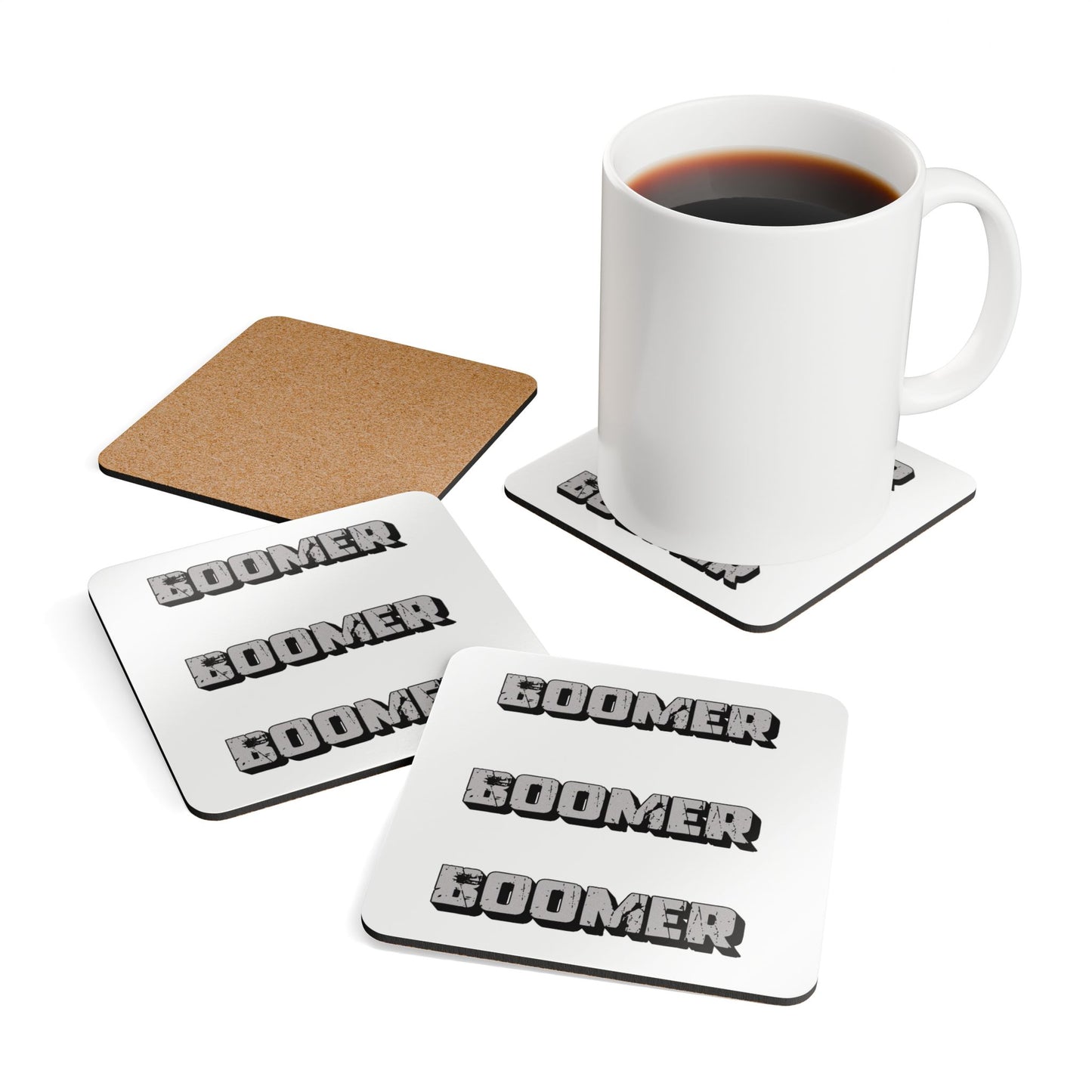 Boomer Corkwood Coaster Set