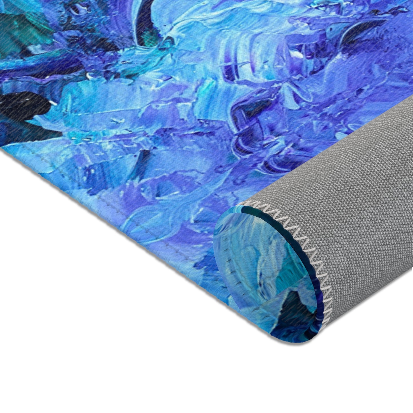 Waves Of Sapphire Area Rugs