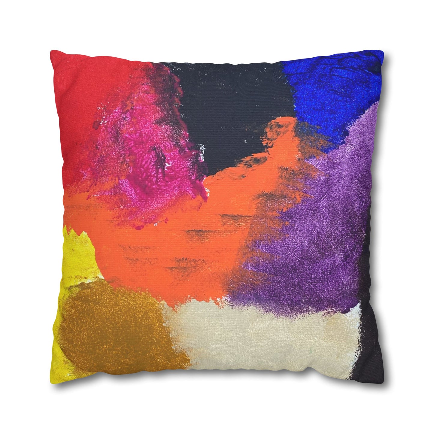 Thru A Rough Patch Square Poly Canvas Pillowcase