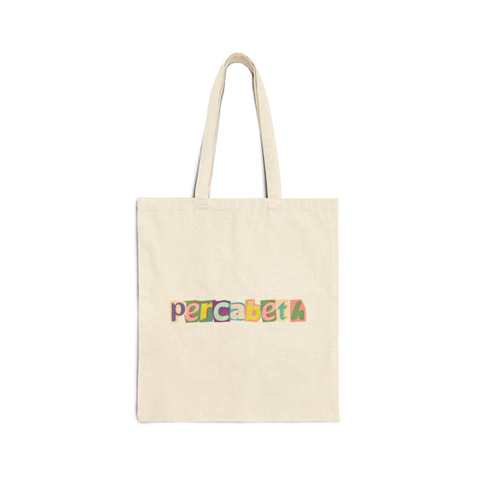 Percabeth Scrap (Percy Jackson) Cotton Canvas Tote Bag