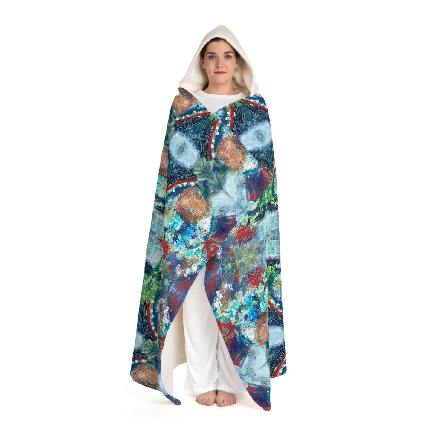 Your Mouth Is A Gift Hooded Sherpa Fleece Blanket