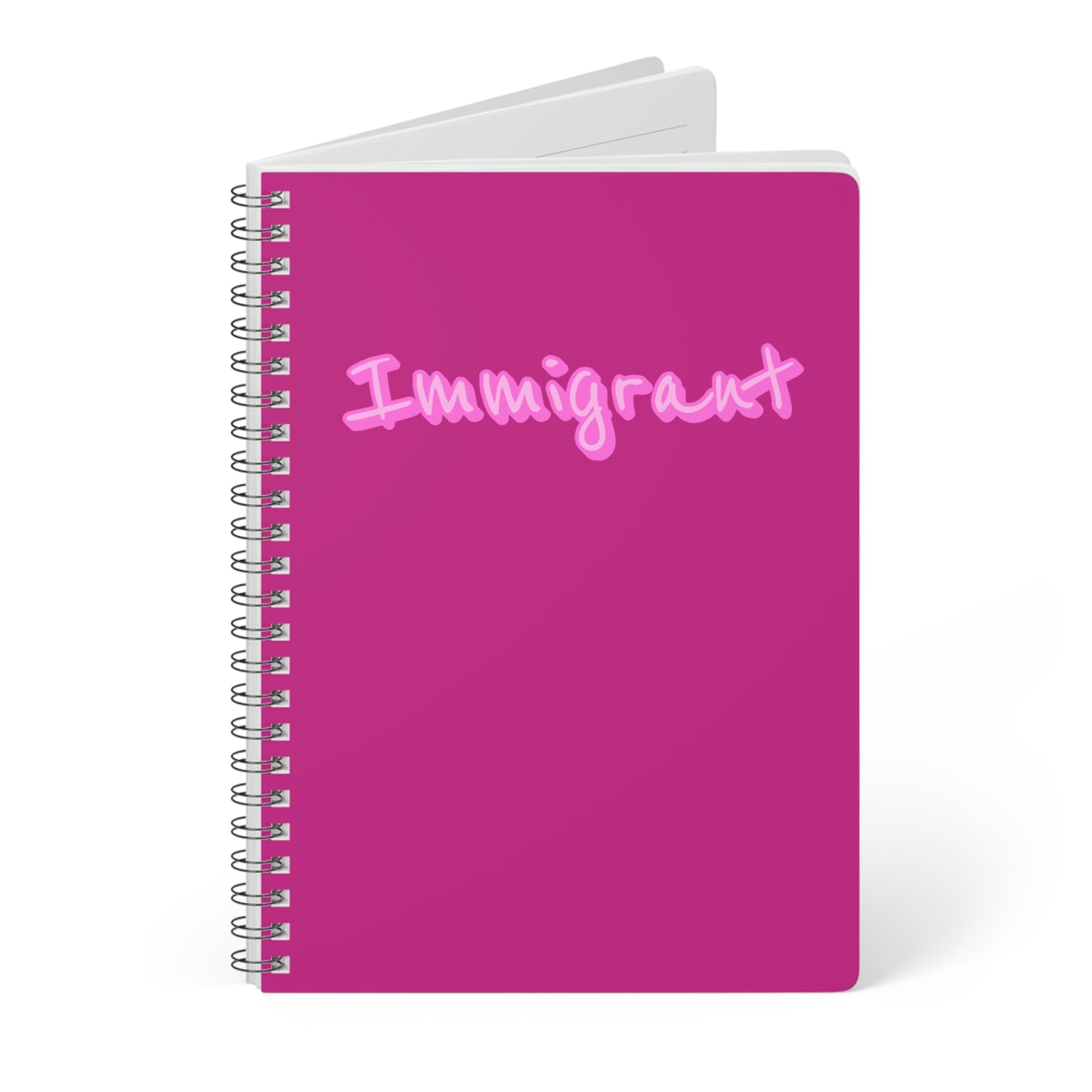 Immigrant Wirobound Softcover Notebook, A5