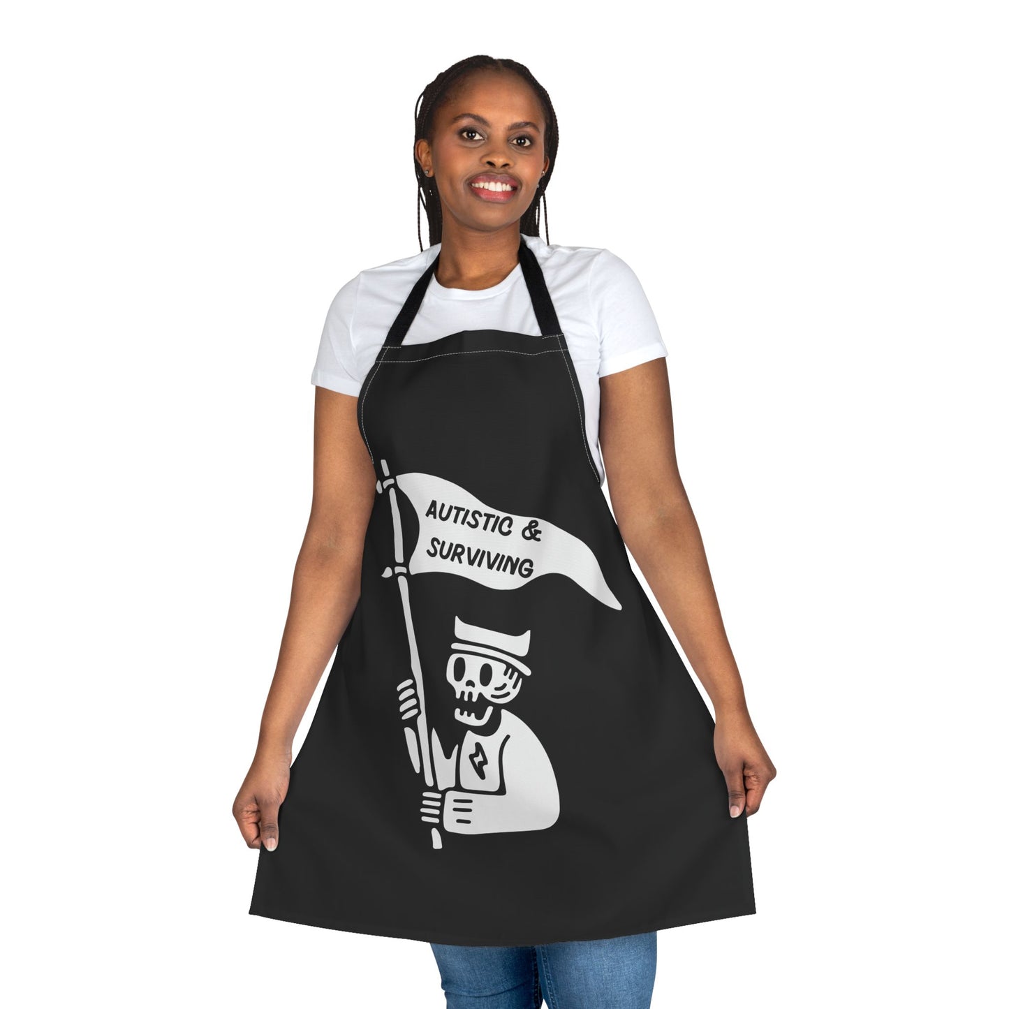Autistic & Surviving Apron, 5-Color Straps