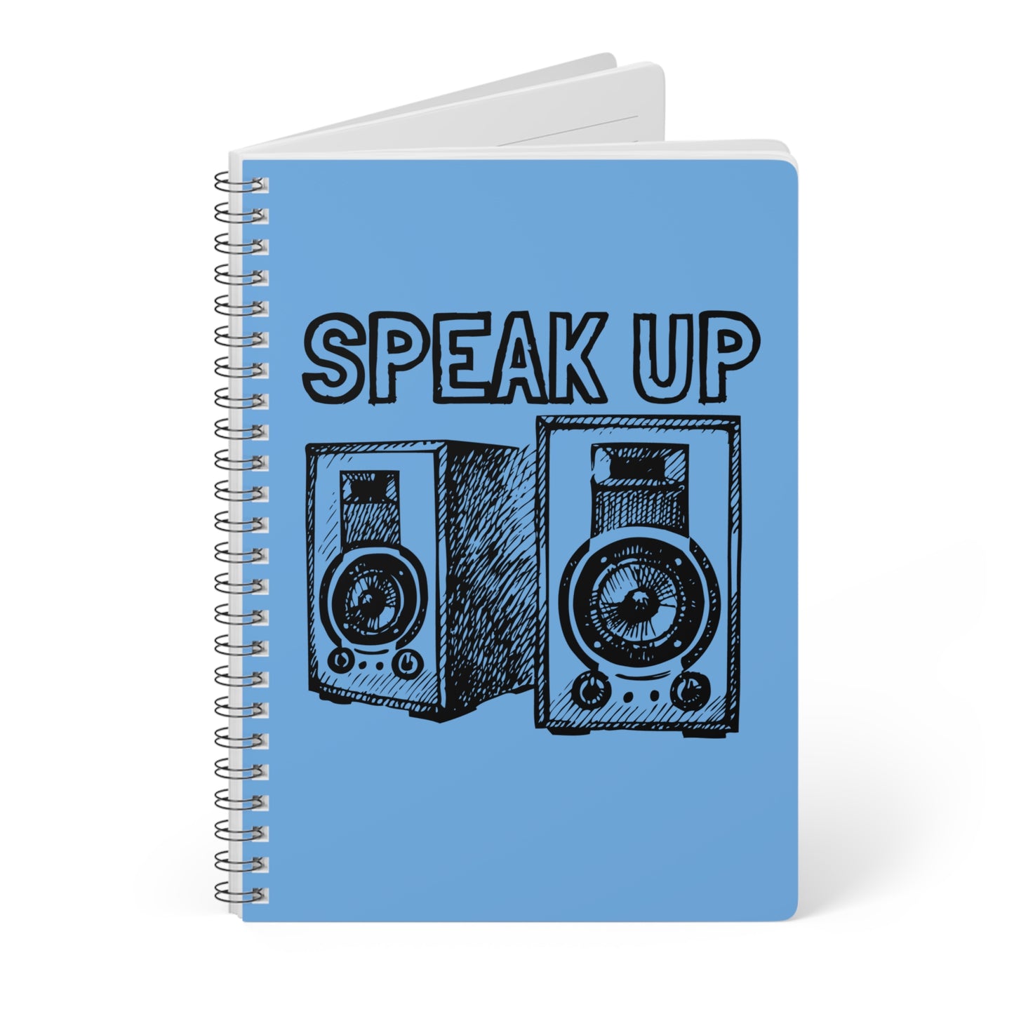 Speak Up Wirobound Softcover Notebook, A5