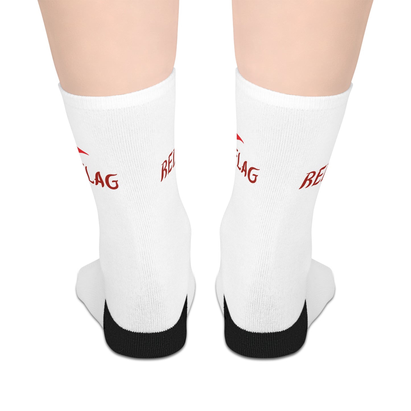 Red Flag (2) Mid-length Socks
