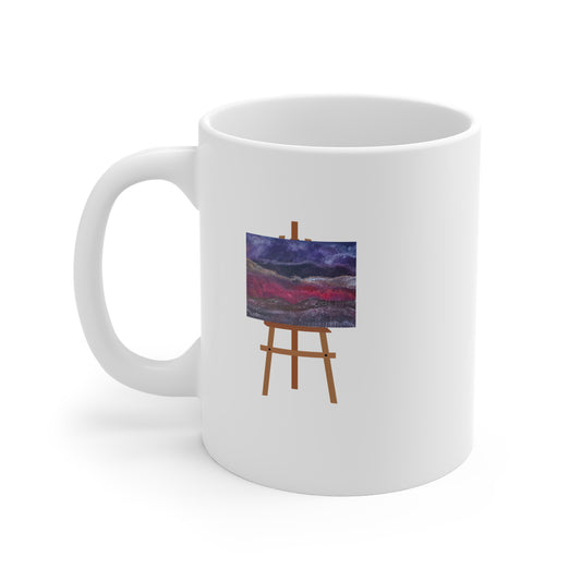 The Time Before Land (Easel) 11oz White Mug