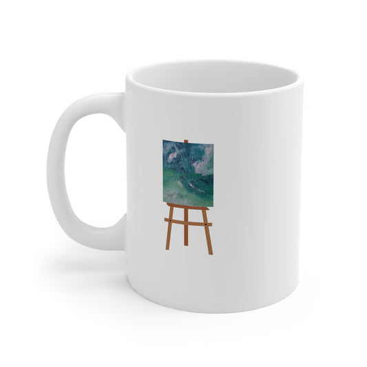 Aurora (Easel) 11oz White Mug