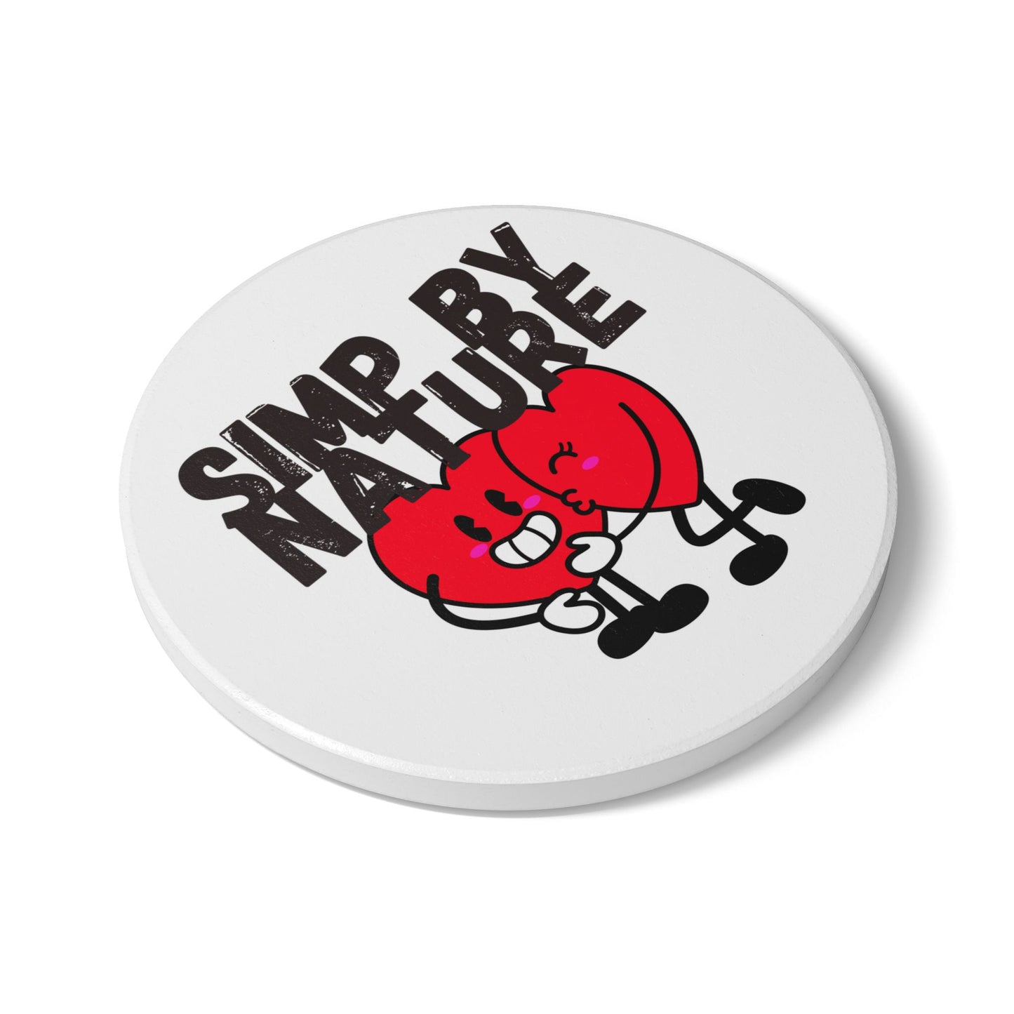 Simp By Nature (1) Ceramic Coaster