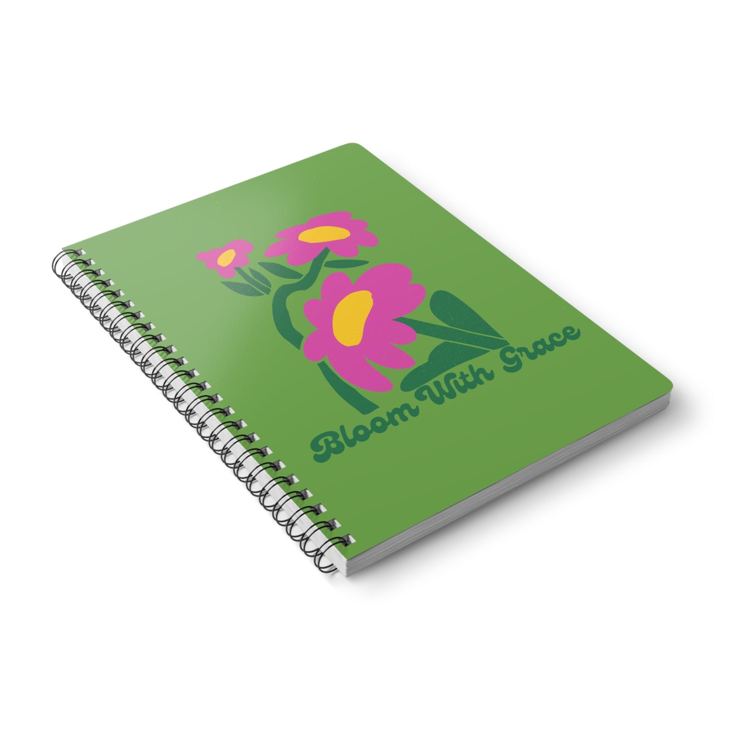 Bloom With Grace Wirobound Softcover Notebook, A5