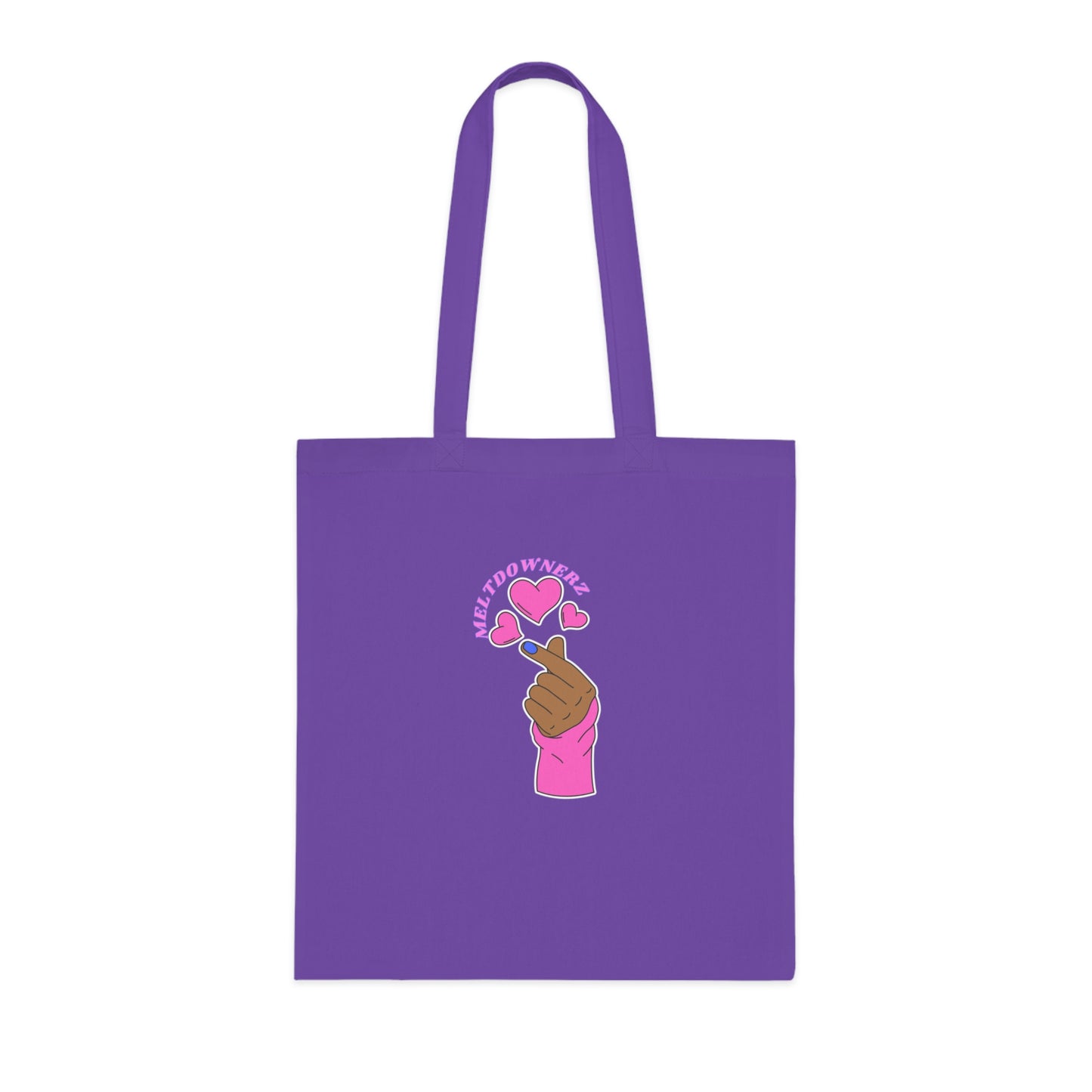 Meltdownerz Heart Pink Cotton Tote
