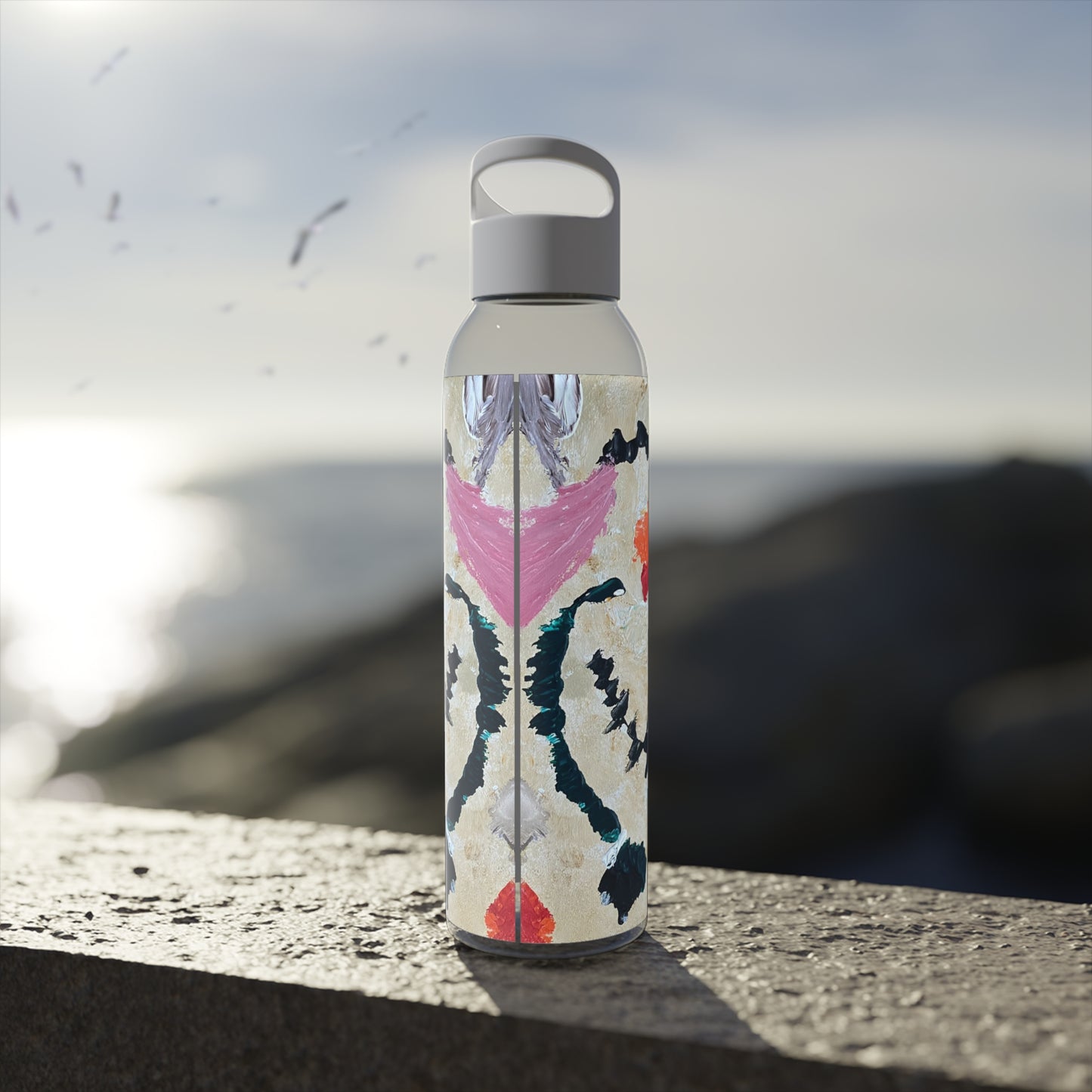 Beach Sachet Away Sky Water Bottle
