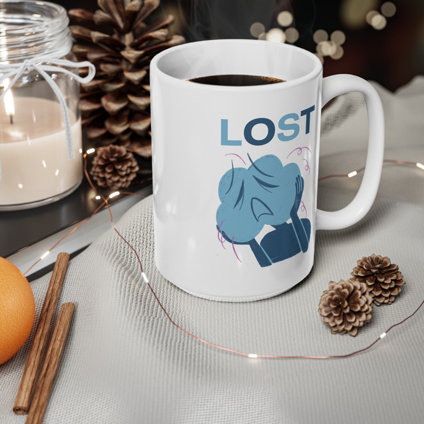 Lost Ceramic Coffee Cup, 15oz