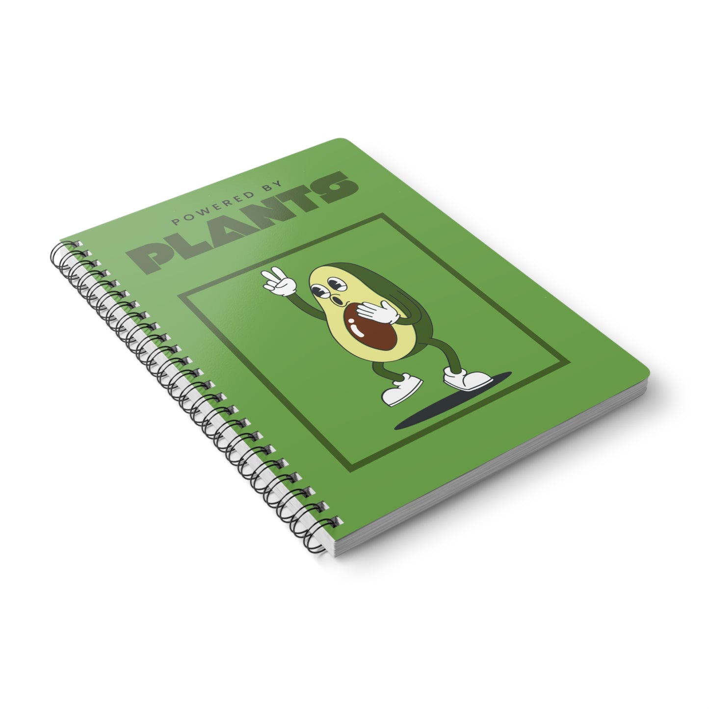 Powered By Plants Wirobound Softcover Notebook, A5