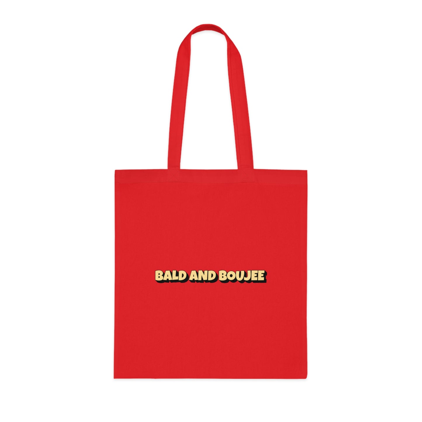 Bald And Boujee (Yellow) Cotton Tote