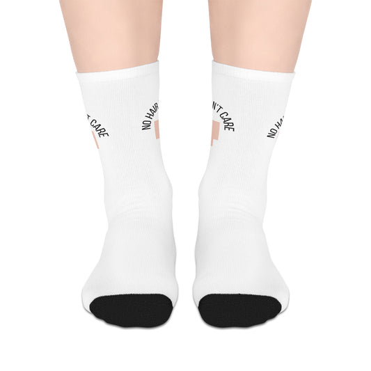 No Hair Don't Care (1) Mid-length Socks