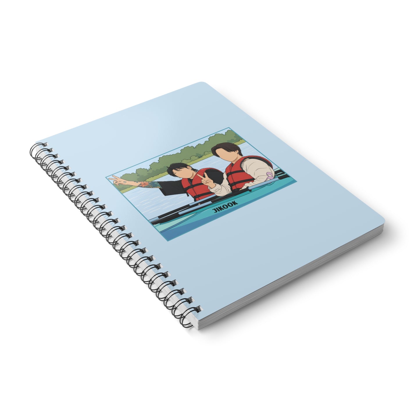 Jikook (Jimin & Jungkook Are You Sure) Wirobound Softcover Notebook, A5