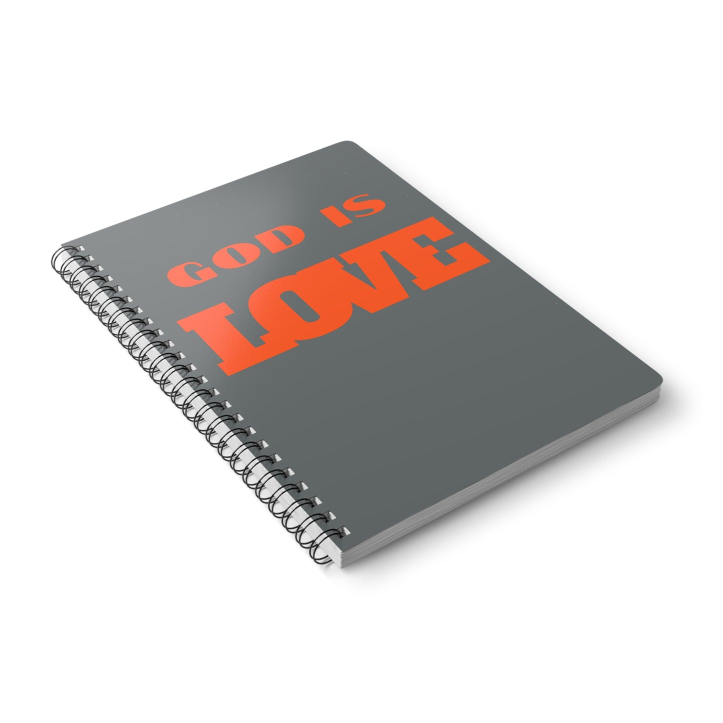 God Is Love (1) Wirobound Softcover Notebook, A5