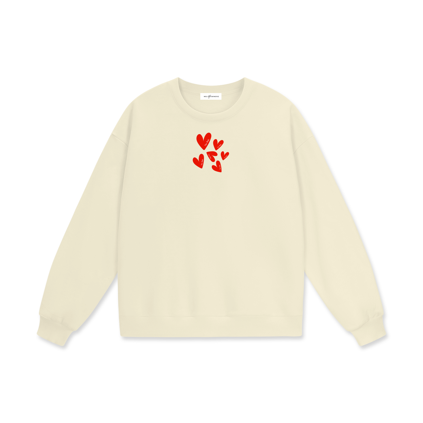 Thicc Books (Heart) Heavyweight Drop Shoulder Sweatshirt