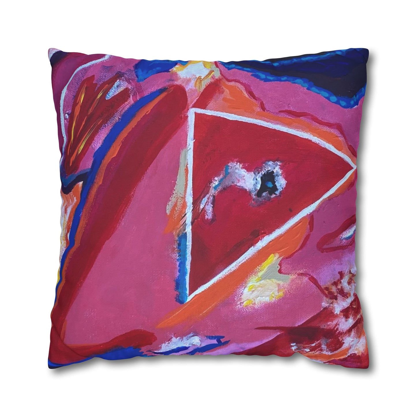 C U in Hellsinki Square Poly Canvas Pillowcase