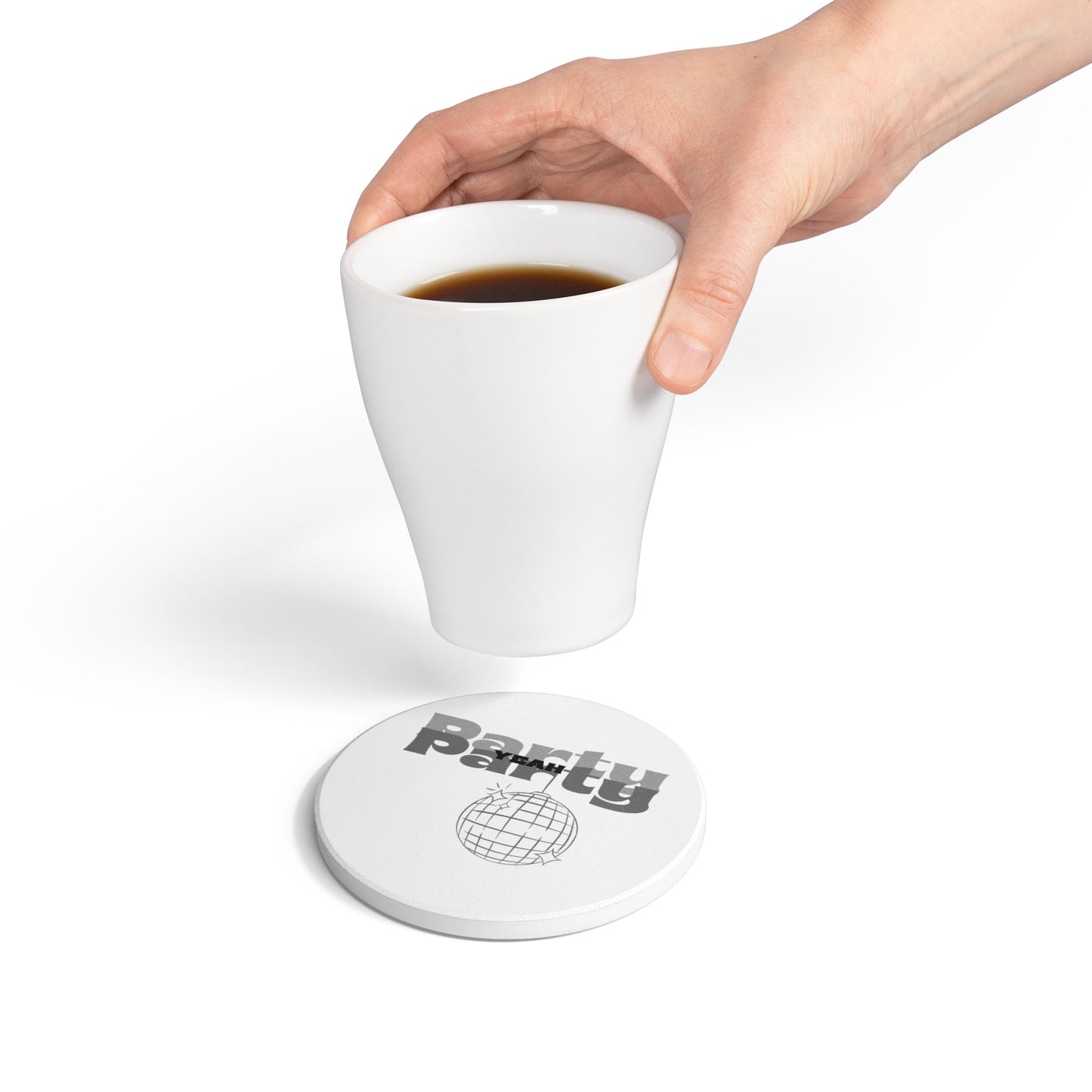 Party Party Yeah (1) (Jungkook) Ceramic Coaster